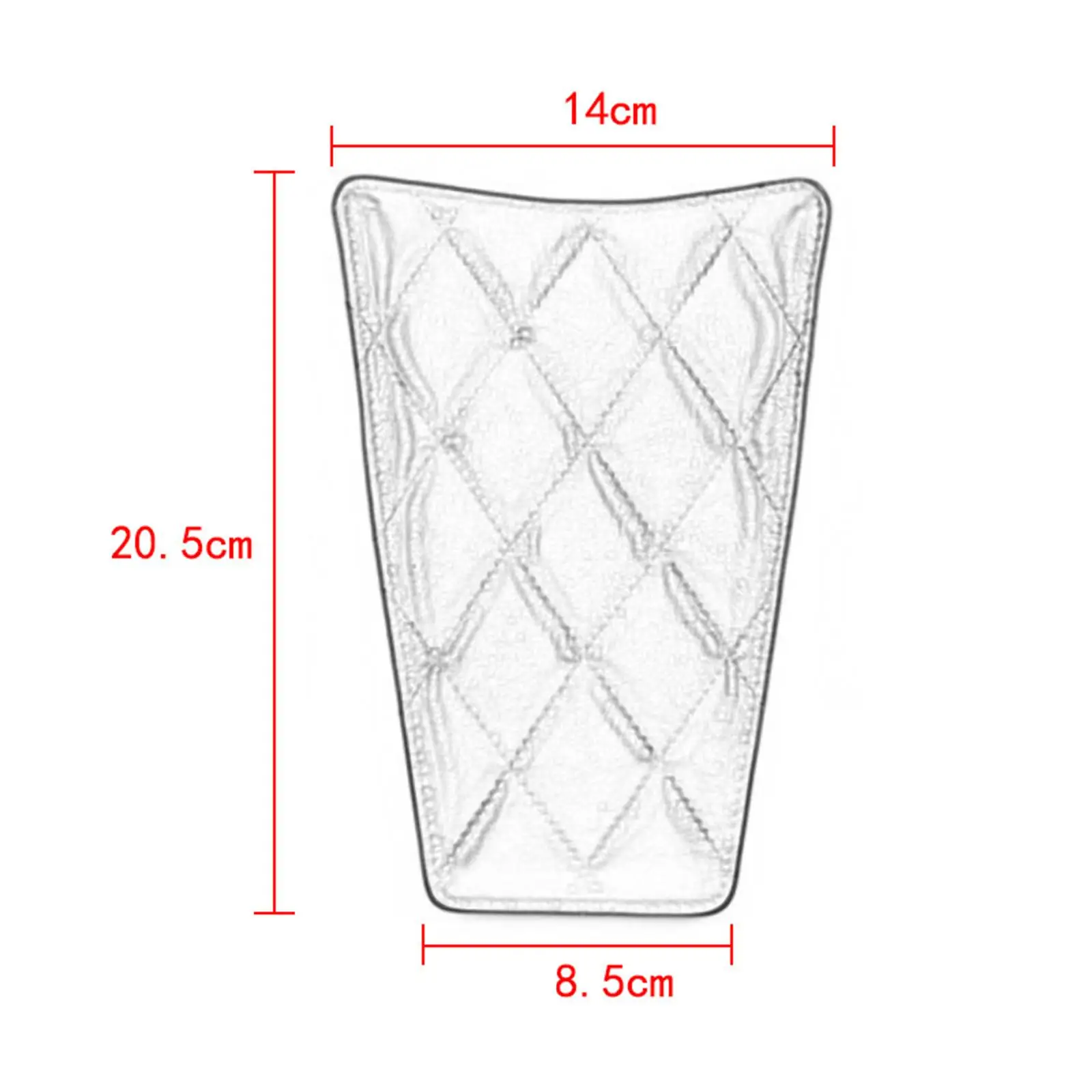 

Motorcycle Tank Pad Easy Installation Replacement Side Decals Non Slip Sticker Protective Pad for Motorbike Decoration