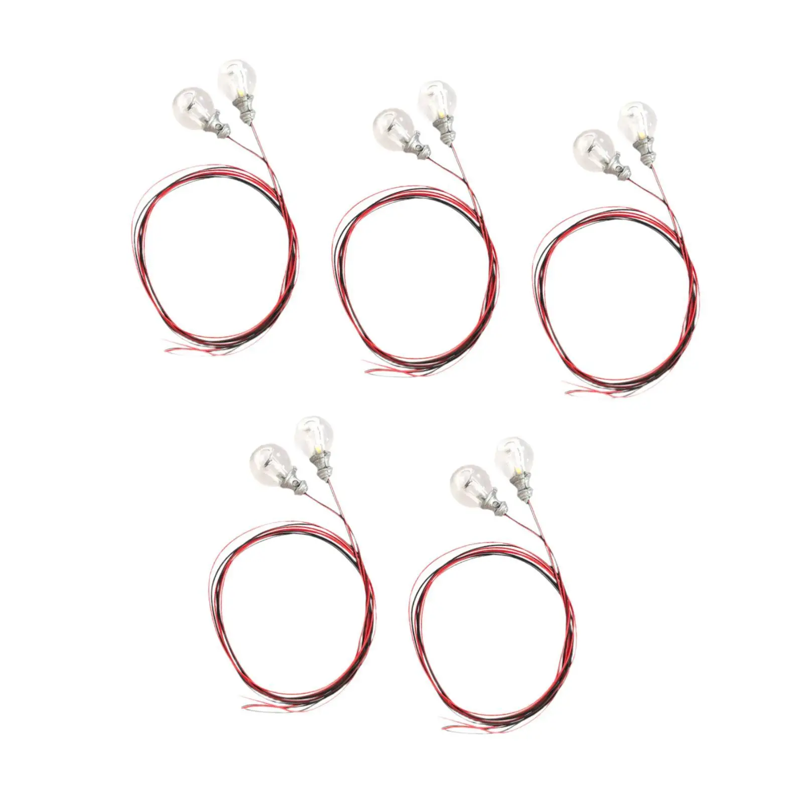 10 Pieces Mini LED Bulbs Miniature Tiny Lighting for Fairy Garden Handcraft