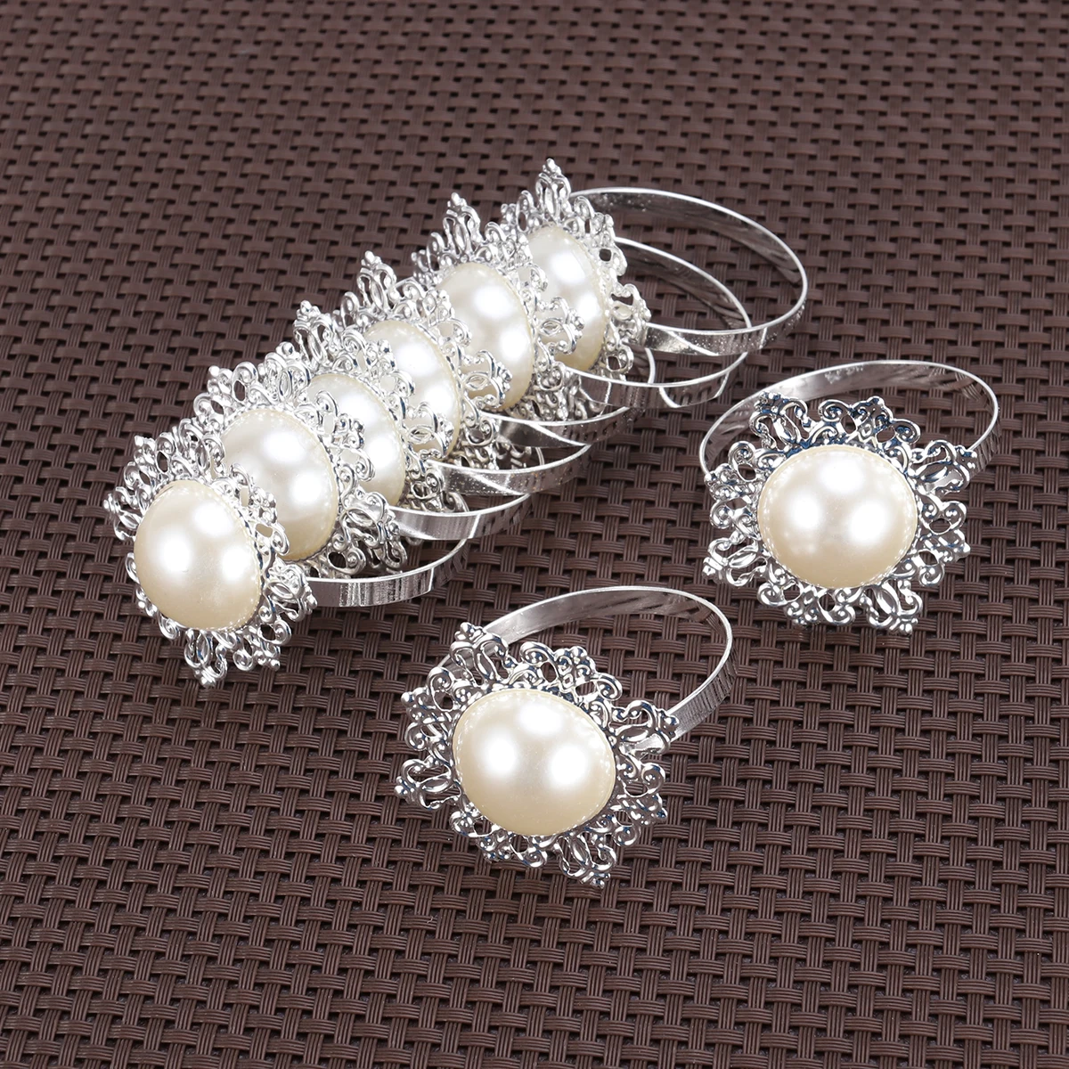 

12 Pcs Napkin Ring Wedding Party for Table Decor Serviette Buckle Set up Holder