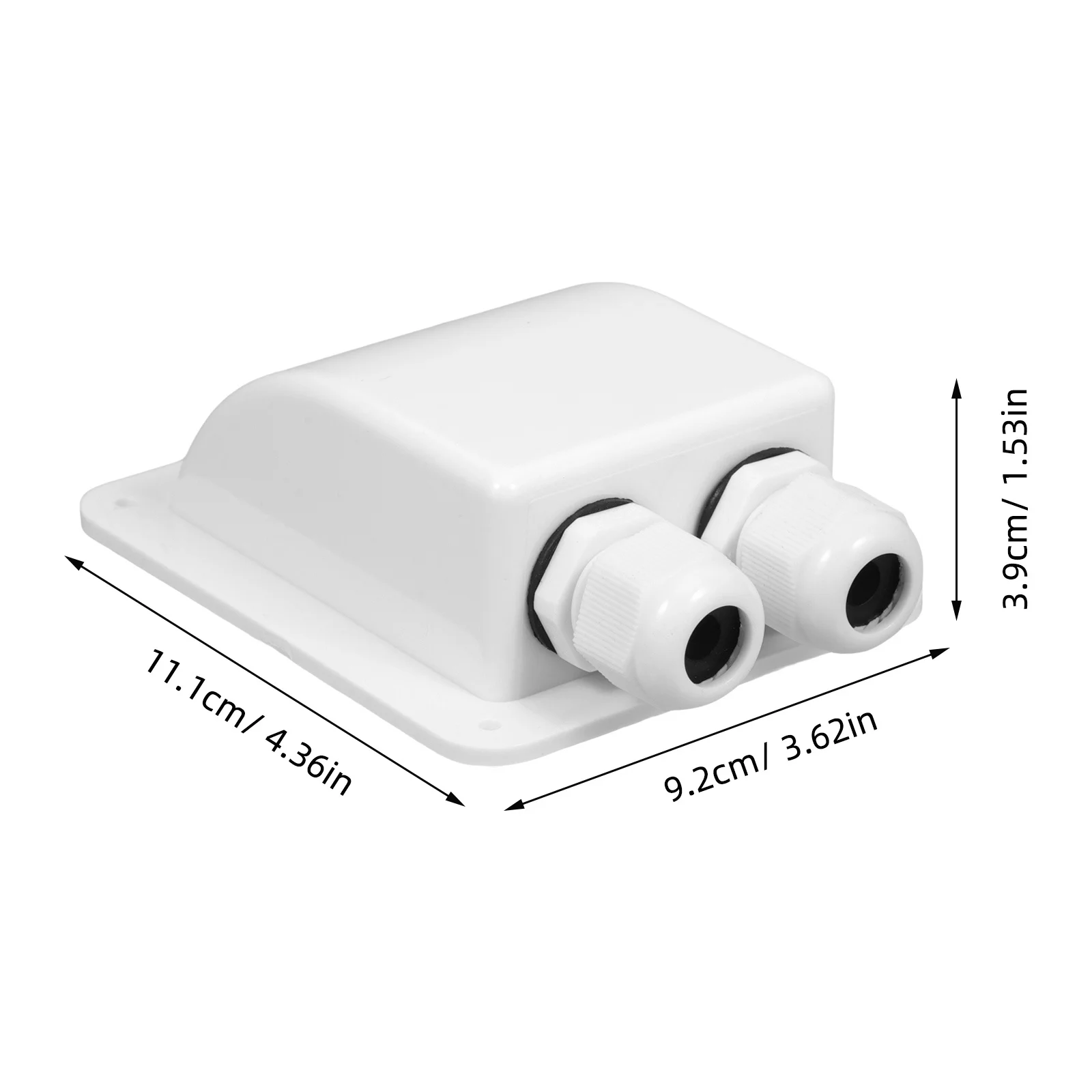 1 قطعة لوحة طاقة شمسية تصاعد قاعدة كابل دخول الغدد صندوق ل Rv يخت مقاوم للماء تقاطع موصل حامل غدد الكابلات الشمسية
