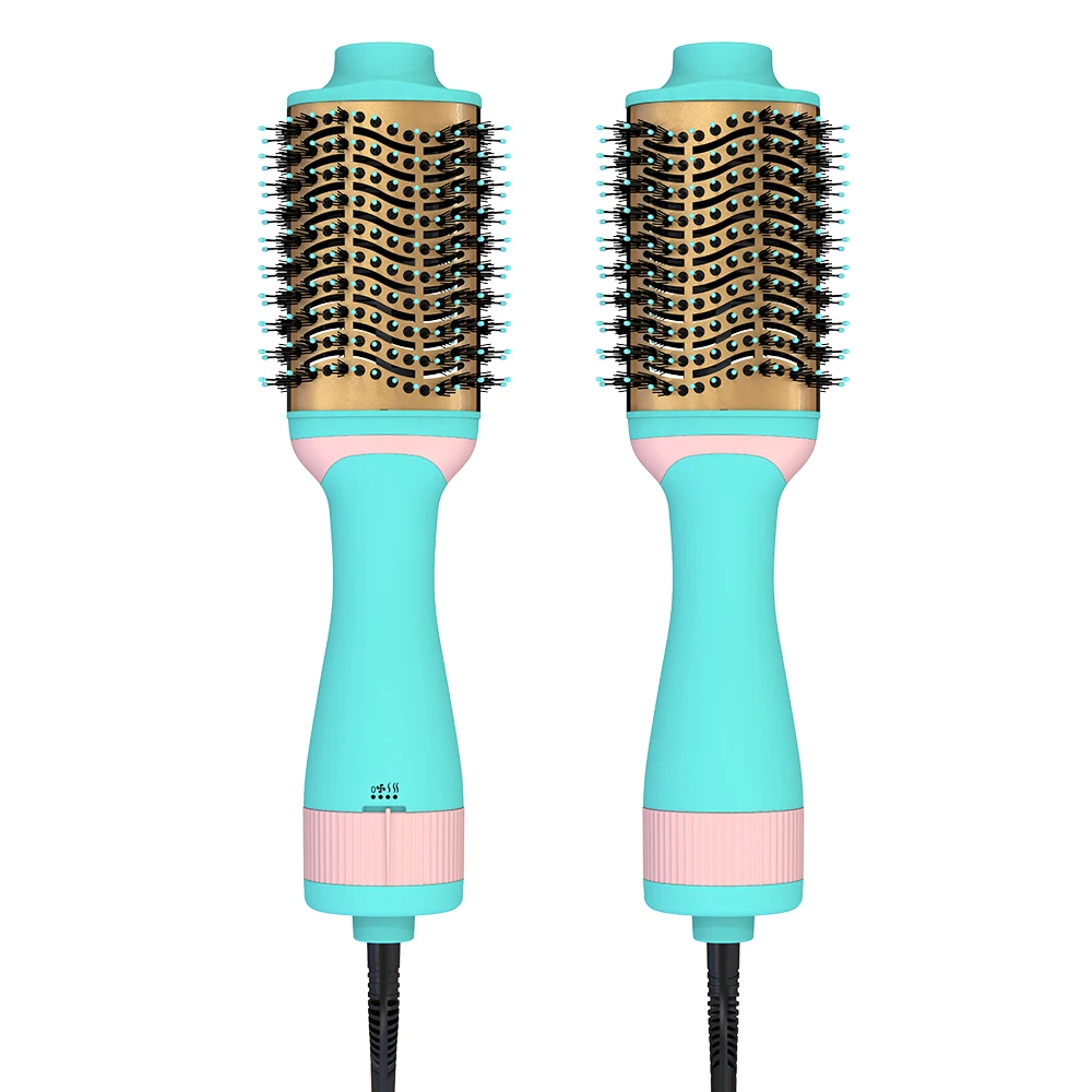 1300W Electric Hair Dryer Brush with Ceramic Coating One-Step Volumizer Hot Styling Tools 1000W Hot Air Brush