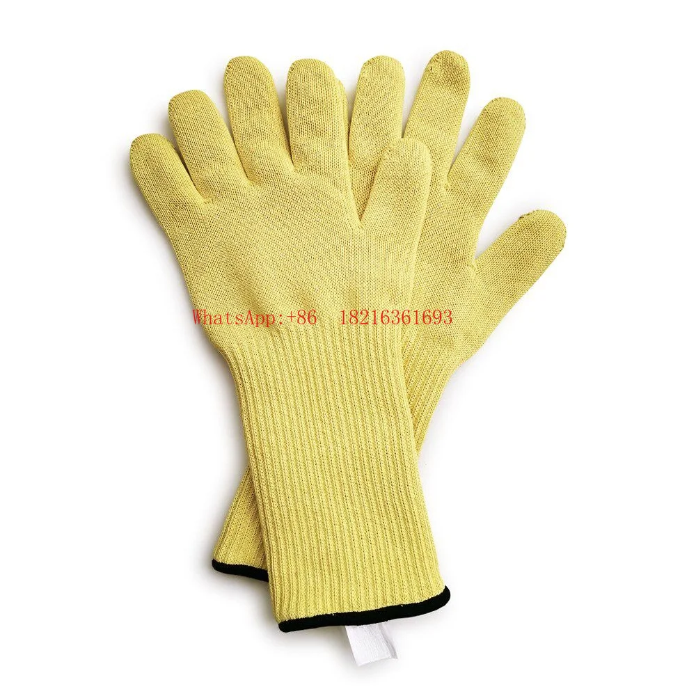 High Temperature Resistant Thickened Anti-scalding Double-layer Gloves Fired Glazed Ceramic Steelmaking Tea Gloves