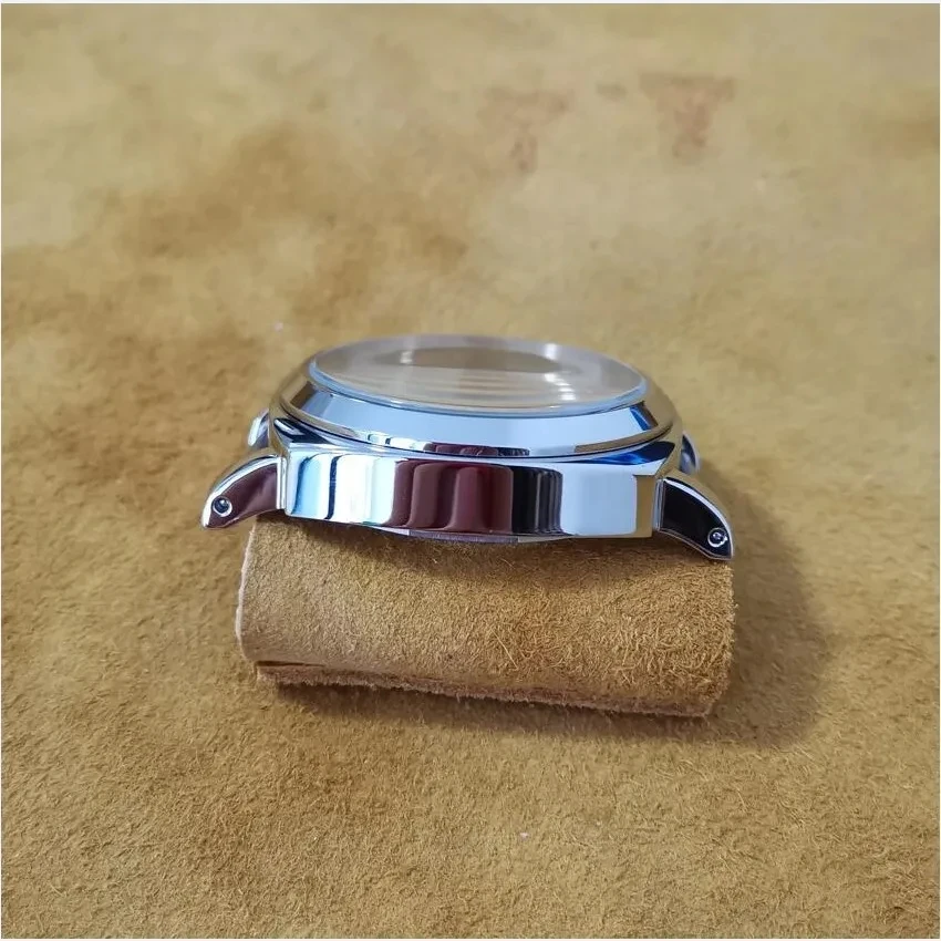 44mm 316L Stainless Steel Polished 6497 Case Mineral Glass Or Sapphire Crystal Fit ETA 6497/6498 ST3600/3621 Movement BK0522-24