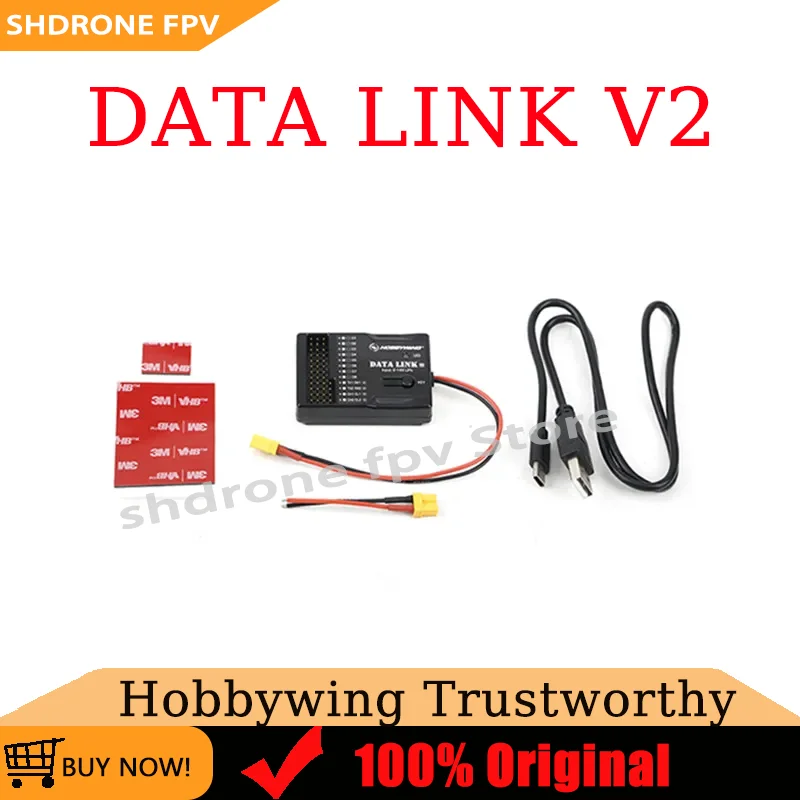 

Hobbywing DATA LINK V2 Firmware Updater Flying Data Reading Update Module Voltage 6-81V for RC Drones Parts ESC Update