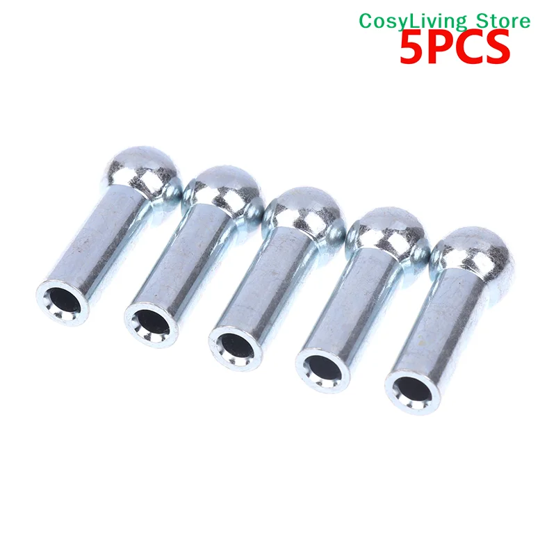 [CL]5Pc Gym Pulley Machine Stopper Cable Ball Terminals Wire Port Joint Parts For Diameter 5mm 6mm Cables Fitness Equipment[CL]