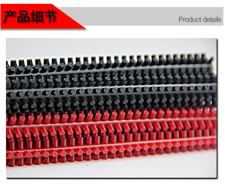 Lange Noppen Deutsch REACH Tischtennisgummi Rot/Schwarz OX 3,0 mm Höhe Große Partikel Tischtennis-Gummiplatte Starke Rotation – Detail 5
