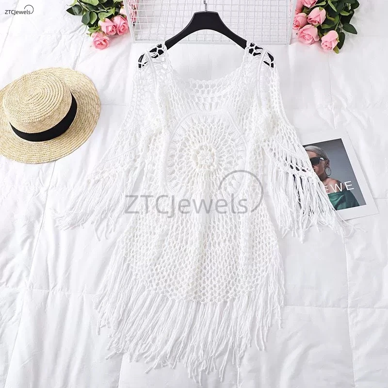 Femmes été Crochet Bikini couv - Cover Up Kaftan avis et prix