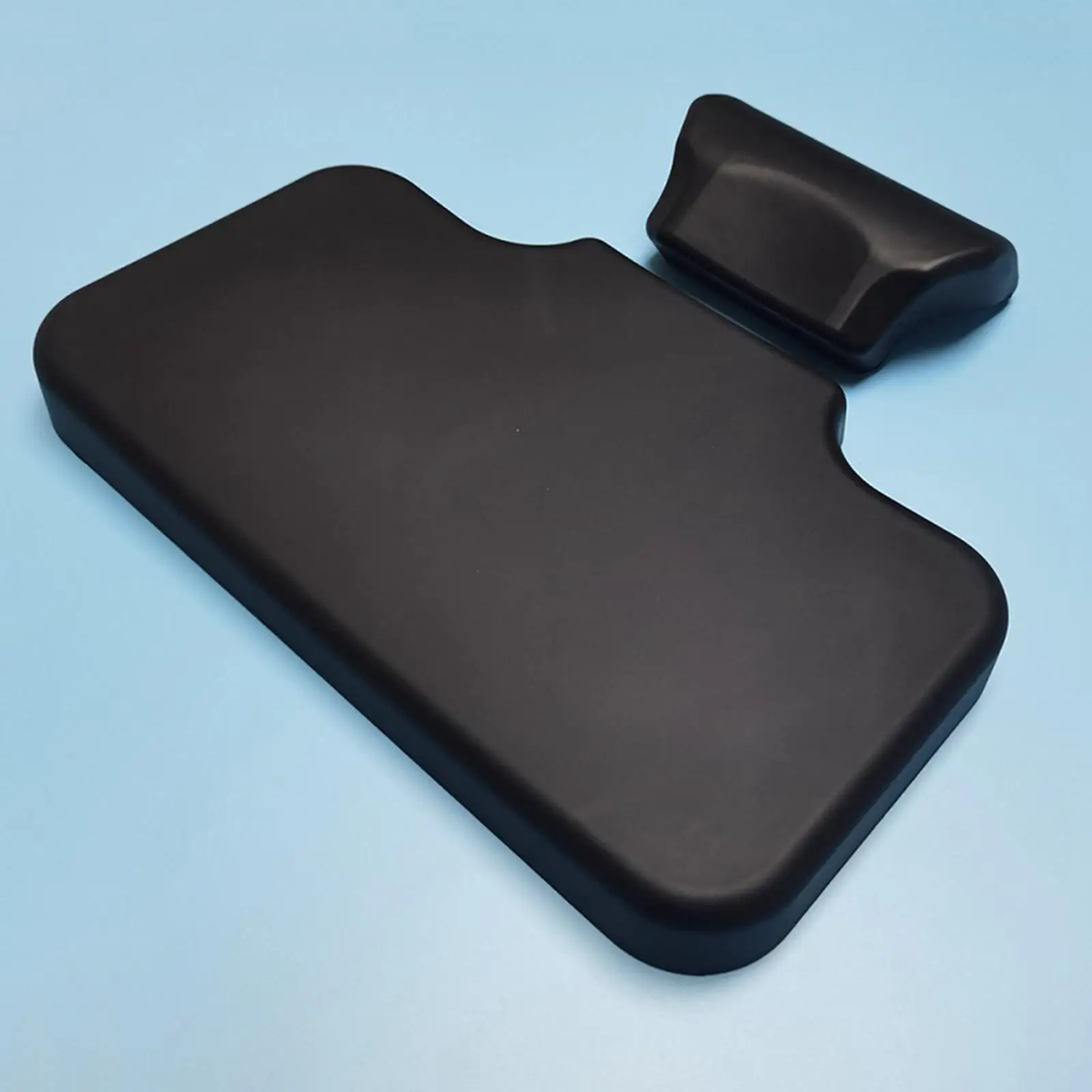 Motorcycle Back Cushion Passenger Backrest Pad Waterproof Accessories Black