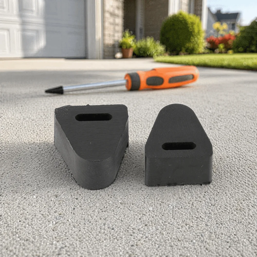 2PCS Black Tailgate Rubber Bumper Rubber 16633065 Tailgate Latch Stop Cushion for Silverado/Sierra 1500/2500/3500