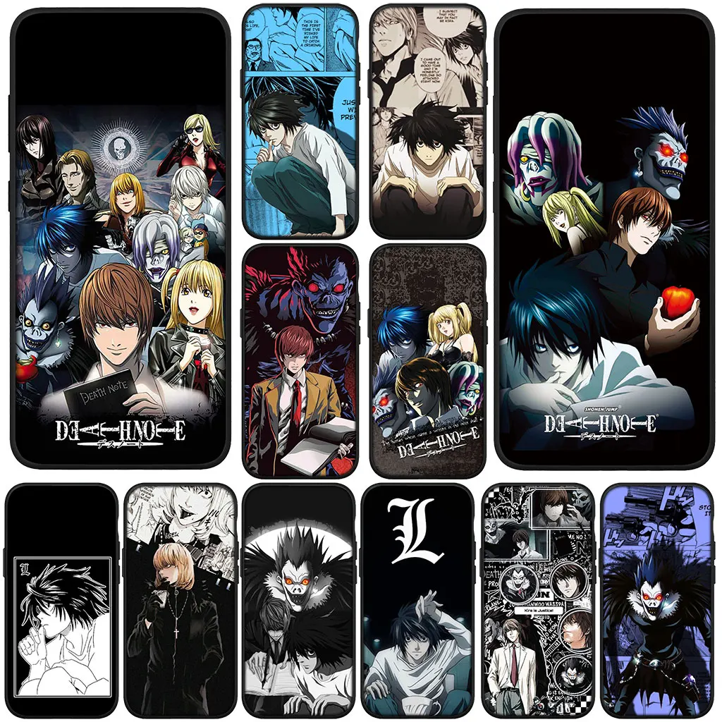 Чехол для телефона OPPO A18 A80 A40 A60 A38 A79 A15 A16 A17 A58 A78 A57 A53 A40M Case L Mello Death Note Lawliet Soft Casing