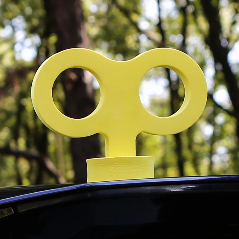 Car Roof Decor Exterior Waterproof 3D Sunproof Auto Decorations Small Clockwork Decor For Motorcycles Electric Motorbikes