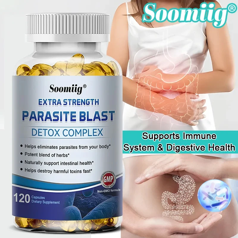 Super Strong Parasite Removal Detoxification Complex 1475 Mg Quickly Eliminates Parasites Intestinal Health Relieves Indigestion