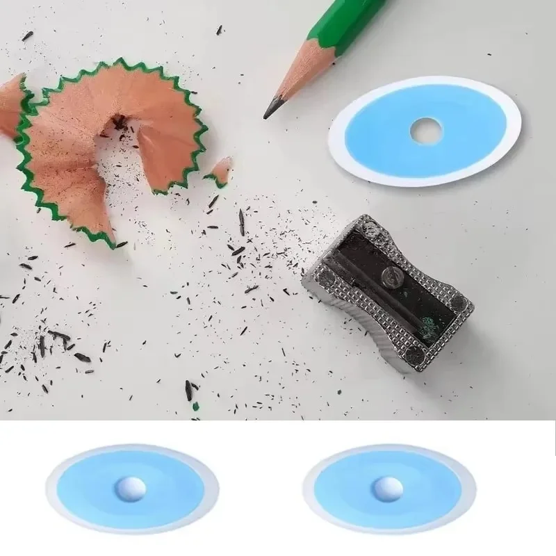 4/8/12/16/20/24Pcs Temperature Control Oval Friction Rubber Pen Dedicated Magic Rubber Office Stationery