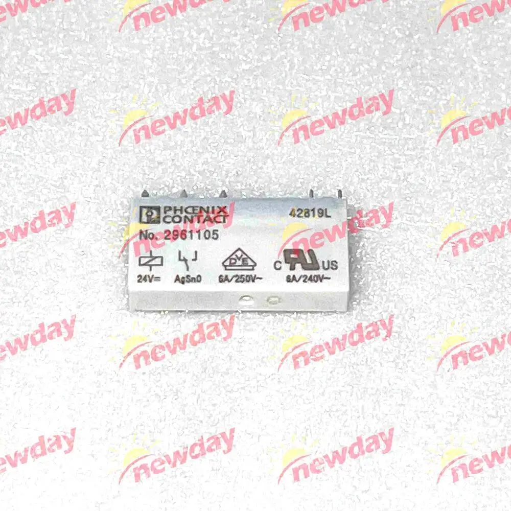 

Phoenix Contact 2961105 Power Relay 6A 250VAC 24VDC 5 Pins New QTY:10