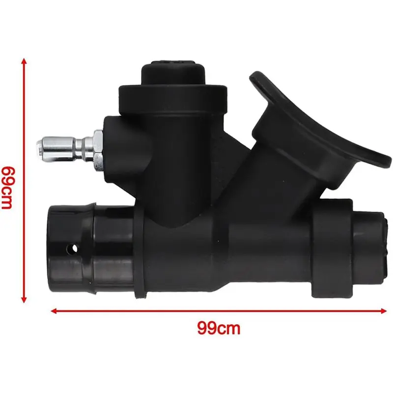 A76X-Scuba Diving 45 Degree Oral Power Inflator For BCD Inflation System, K Type Valve Replacement Compatible With K-Valve
