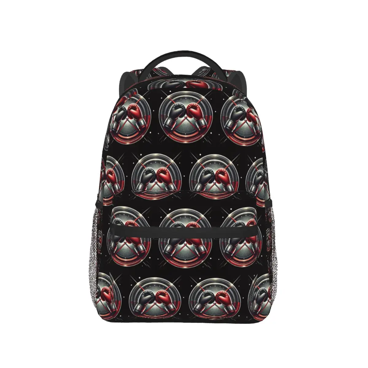 Dynamic 3D Boxing Gloves With Energy Sparks Backpack Hot Sale Daypack Large Capacity Kids BookBag School Bag Shoulder Bags