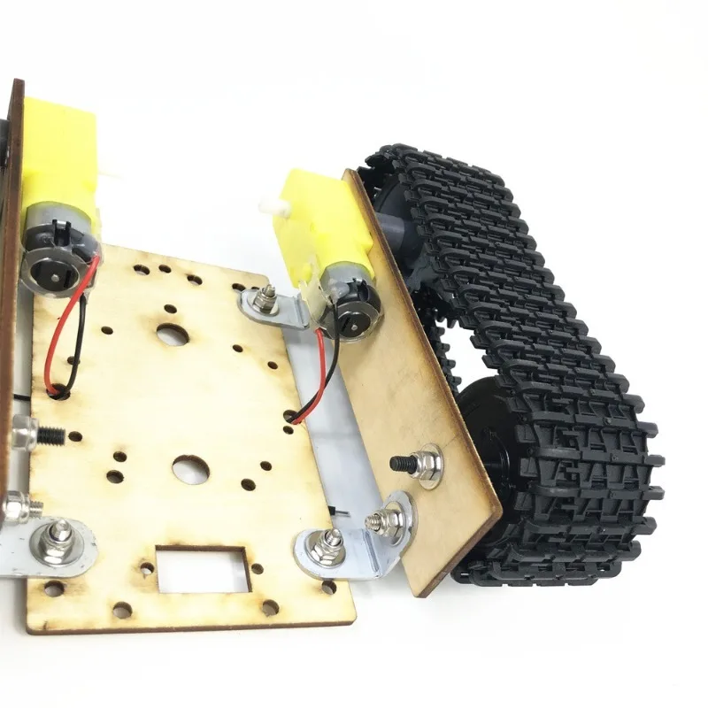 Legering Robotic DIY Auto Chassis DIY Auto Robot Met TT Motor Set 1 Laag RC Tank Chassis Bouwsteen Motor 3-9 V Crawler Smart