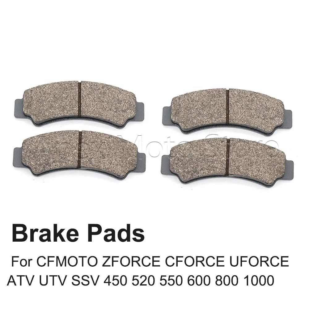 4PCS Motorcycle Front Brake Pads Accessories For CFMOTO ZFORCE CFORCE UFORCE ATV UTV SSV 450 520 550 600 800 1000 800cc 1000cc