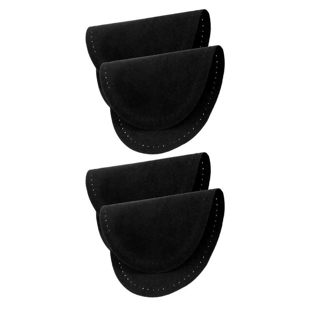 2Pair Easy Sew on Oval Elbow Patches Fake Fabric Patches for Jacket Pants Sweater Repair Reinforcement Decorative Clothing
