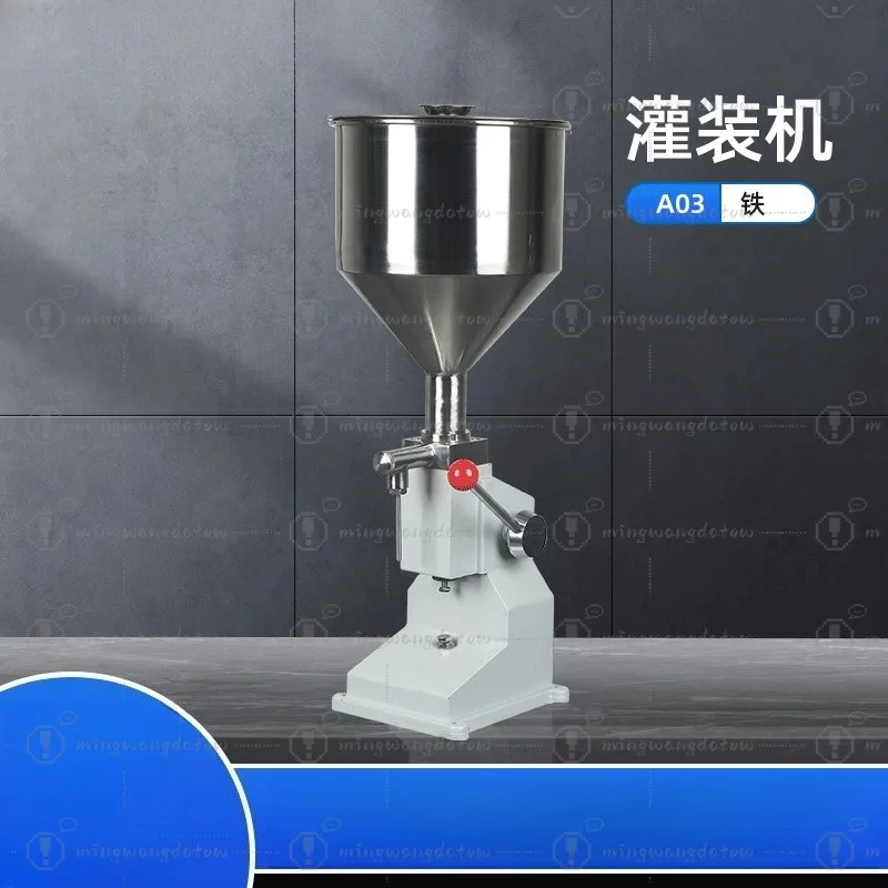 A03 Manual Small Filling Machine, Quantitative Paste Liquid Dispenser for Honey Wine Beverage Ointment