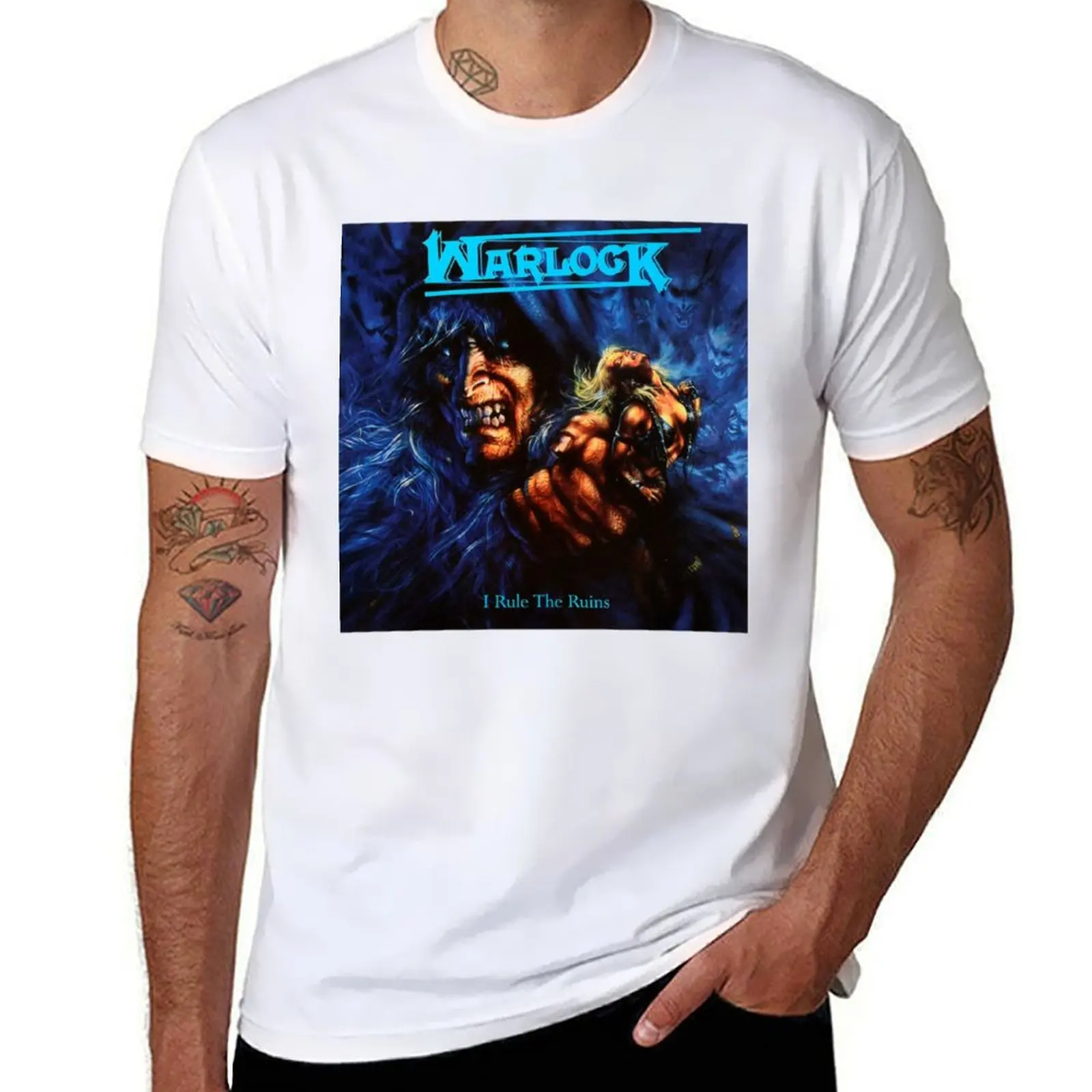 

Ruins Rule Warlock I - the T-Shirt High Elasticity Sports Tee Shirt