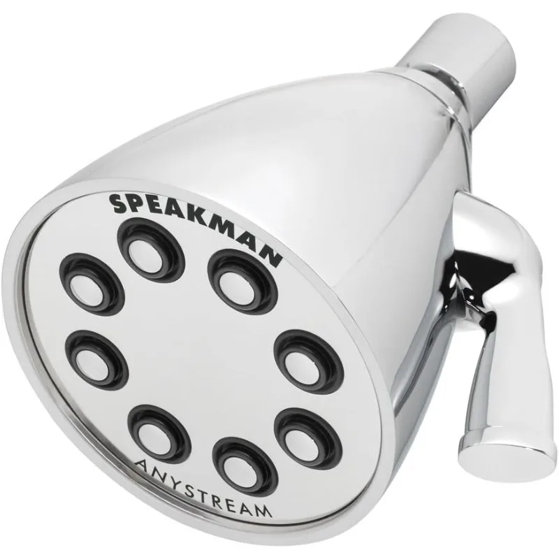 

Speakman S-2251 Signature Icon Anystream Adjustable High Pressure Shower Head - 2.5 GPM Solid Brass Replacement