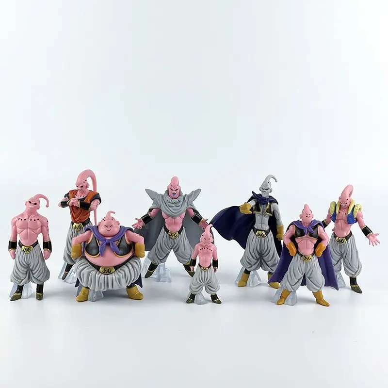 

8pcs/set Dragon Ball Z Buu PVC Action Figure Collection Model Toys About 7-9 cm