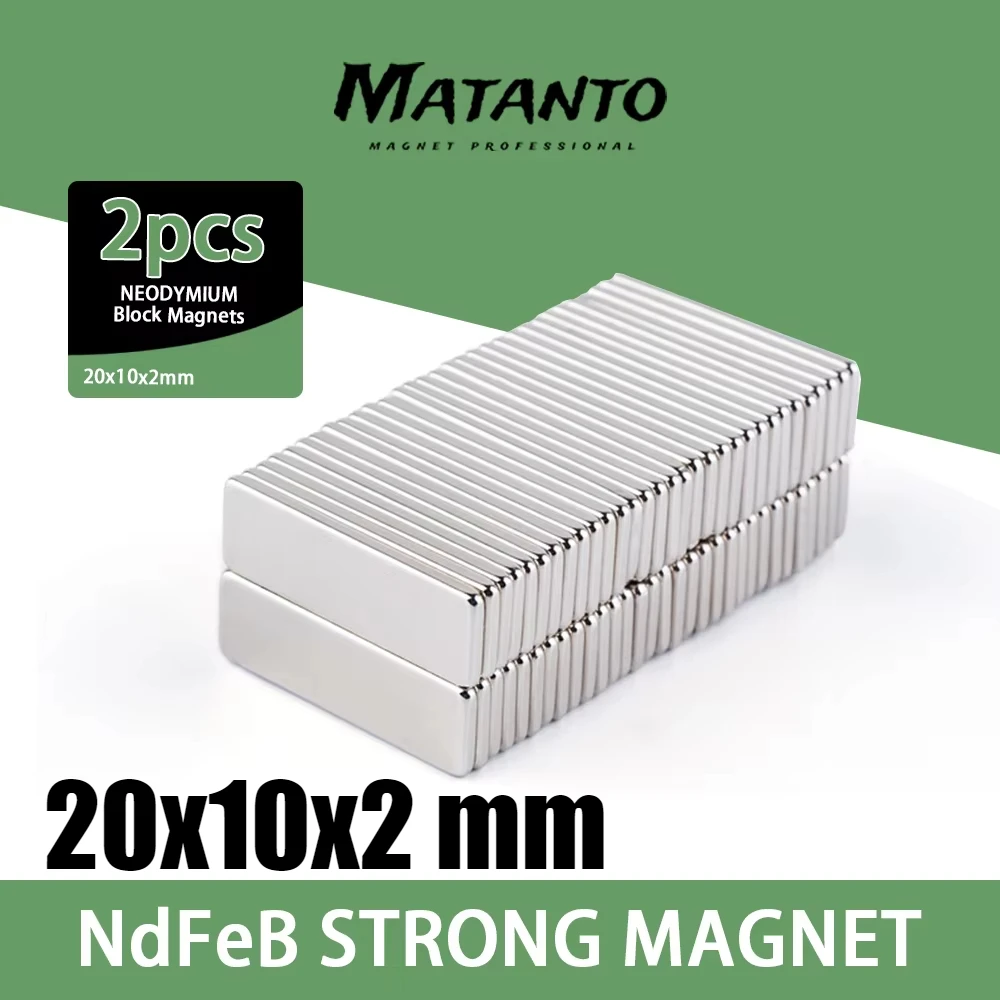 5-100pcs 20x10x2 mm Rare Earth Magnet 20mmX10mm Block Rectangular Magnets 20x10x2mm Permanent Neodymium Magnet 20*10*2 mm