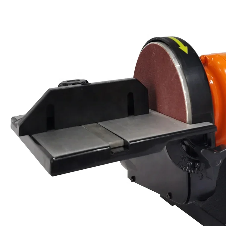 370W Metal derusting combo electric sanding machine 2*42inch disc bench belt disc sander machine