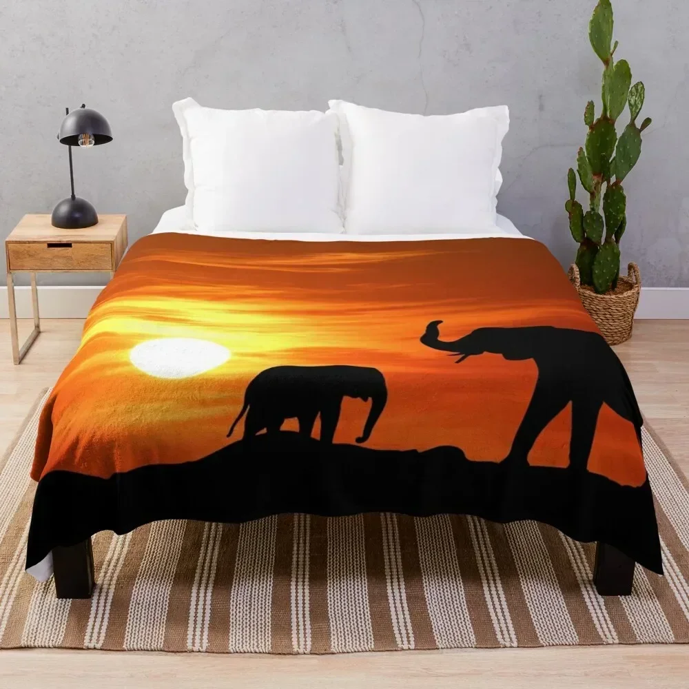 

Patents by Nature | Elephants Throw Blanket Warm Napping Blanket for Office Couch Bed
