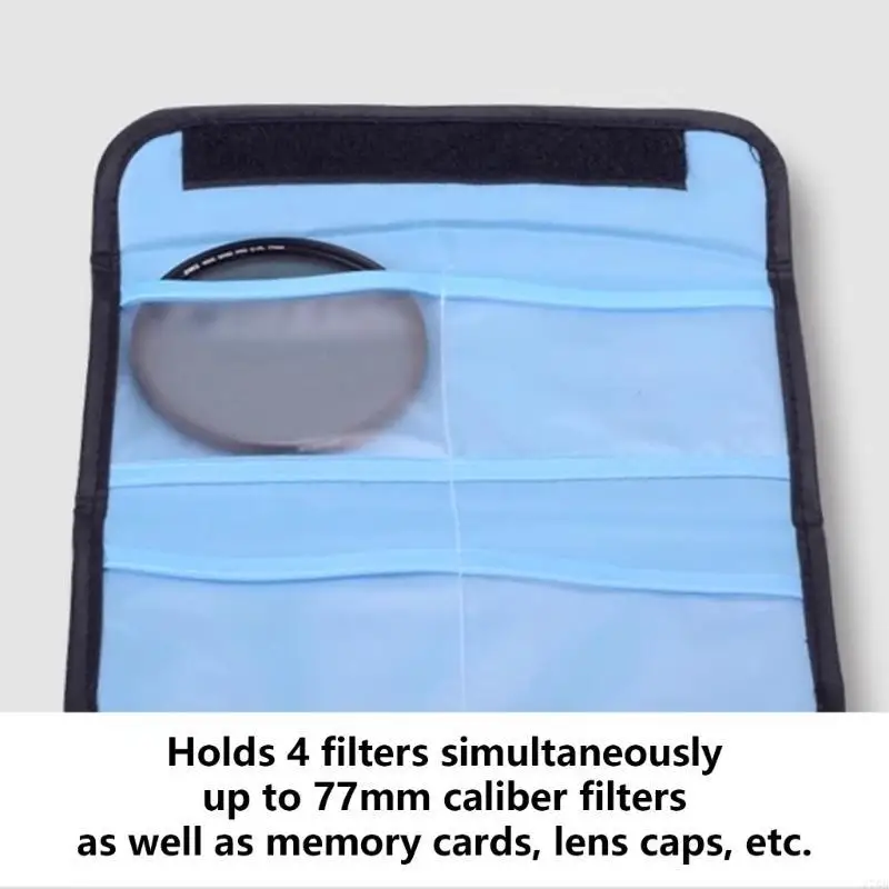 

Travel Friendly Filter Holder Lens Filter Case For Lens Up To 82mm Diameter