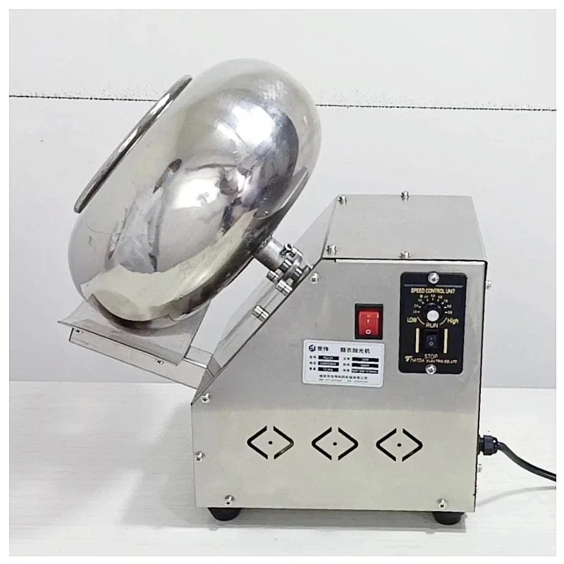 Electric Commercial Peanut Sugar Coating Machine Stainless Steel Chocolate Coater Rounding Pills Film Coating Polishing Machine