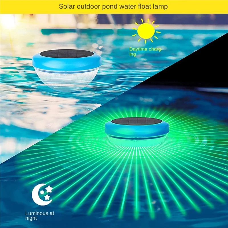 

Solar Floating Pool LED Lights,Waterproof RGB Color Changing Pool Lights,Pool Accessories for Pool,Pond,Spa,Hot Tub