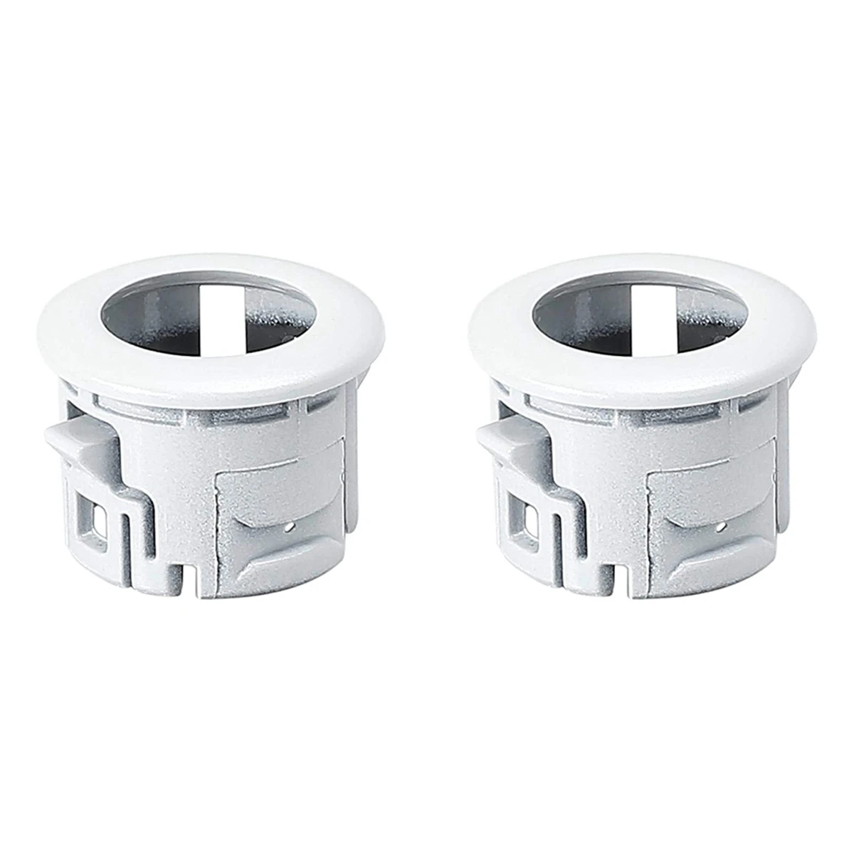 Car Bumper Parking Assist Sensor Retainer Holder Bracket 89348-33010 for 4Runner ES350 HS250H,2Pcs White