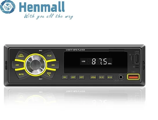 

HENMALL Car MP3 Player D3102 Bluetooth Remote Control Support USB/TF Card/AUX