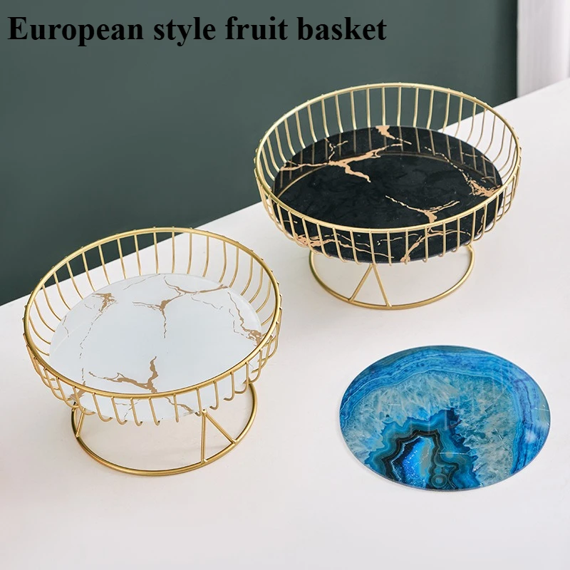 

1PCS Nordic style large round fruit basket suitable for kitchen, living room, dining table, home decoration, snack display