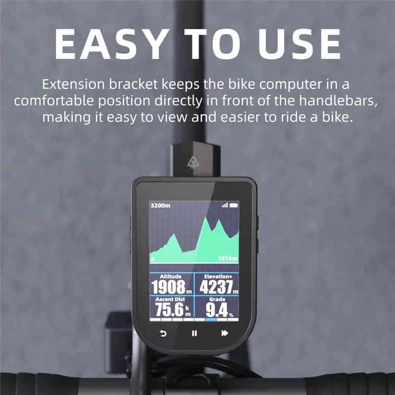 A35F New Universal Speedometer Mount Bracket Extension Holder Compatible With Garmin,Blackbird XOSS M5 M6 M6W For Bike Computers