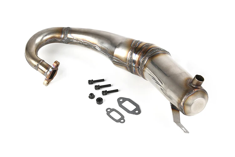 Stainless steel integrated muffler side exhaust pipe for 1/5 HPI ROFUN BAJA 5B