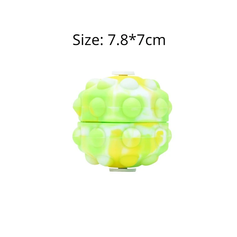 Novo 3d pop luminosa pitada bola fidget brinquedos silicone pops empurrar bolha bolas de incandescência anti-stress ventilação brinquedos para crianças adultos presentes