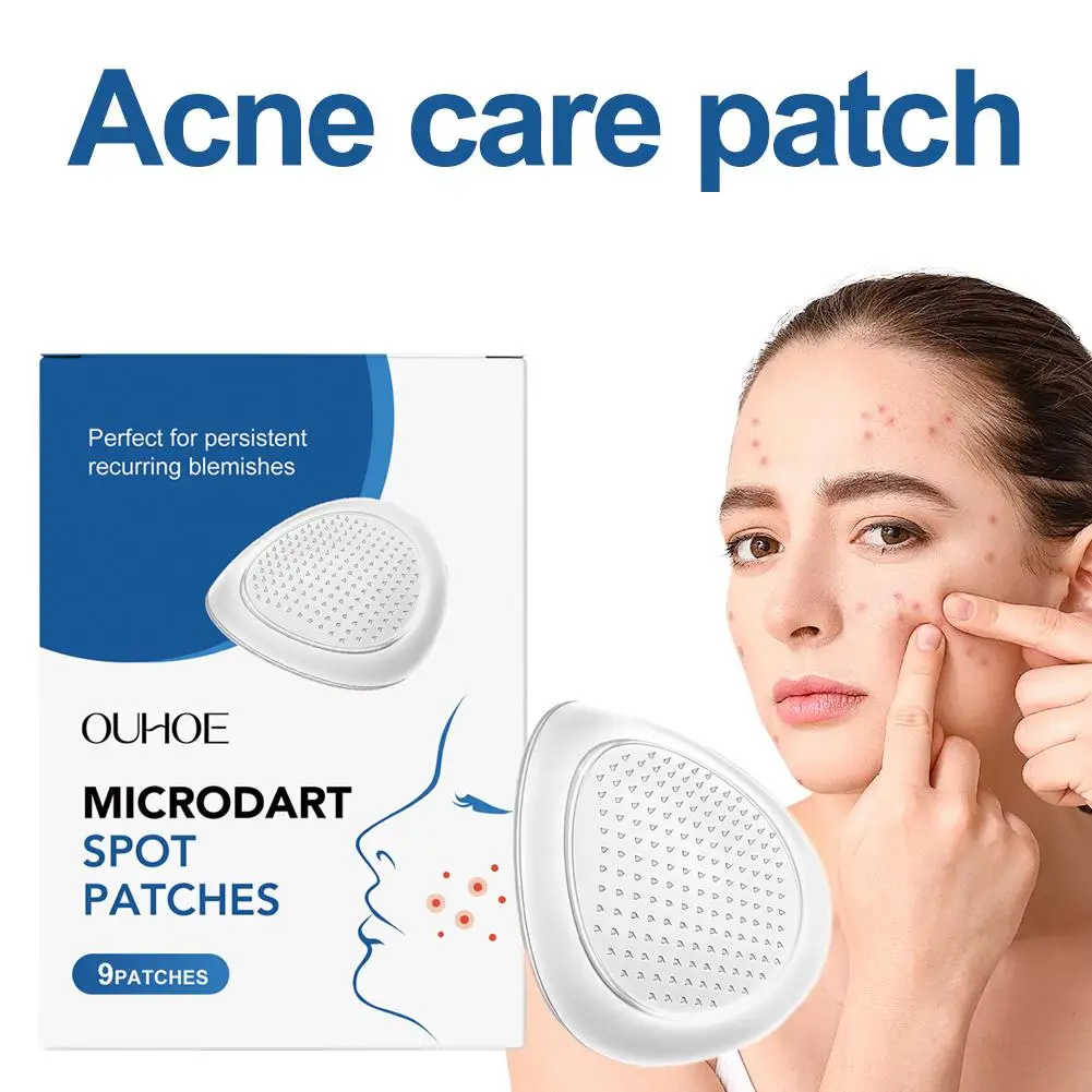 9 patches Anti-ance Patch Hydrocolloid Ance Patch Microneedle Skin Care Professional Invisible Acne Acne Absorbing Patch Healing