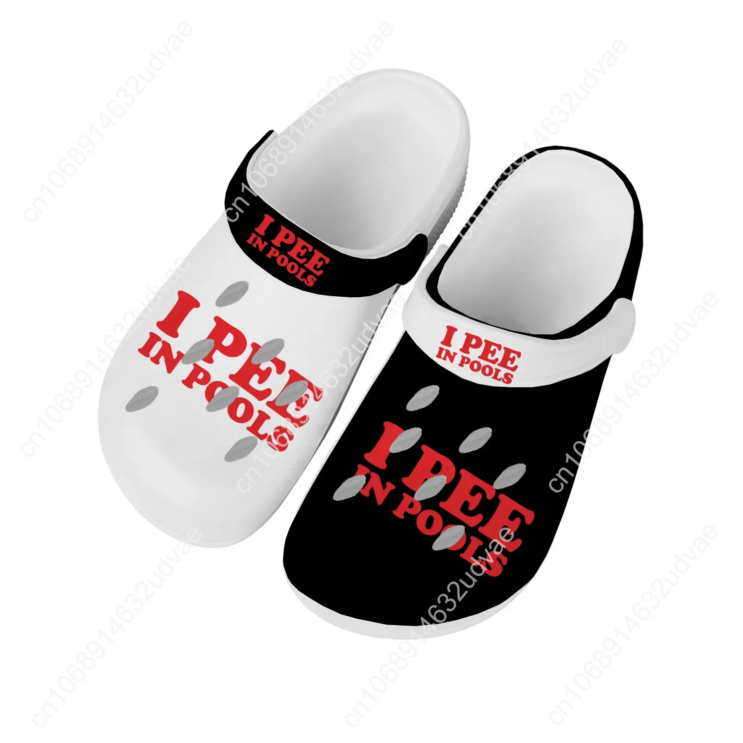 

I Pee In Pools Sandals Men Women Teenager Fashion Water Shoes High Quality Garden Breathable Comfort Beach Custom Slippers
