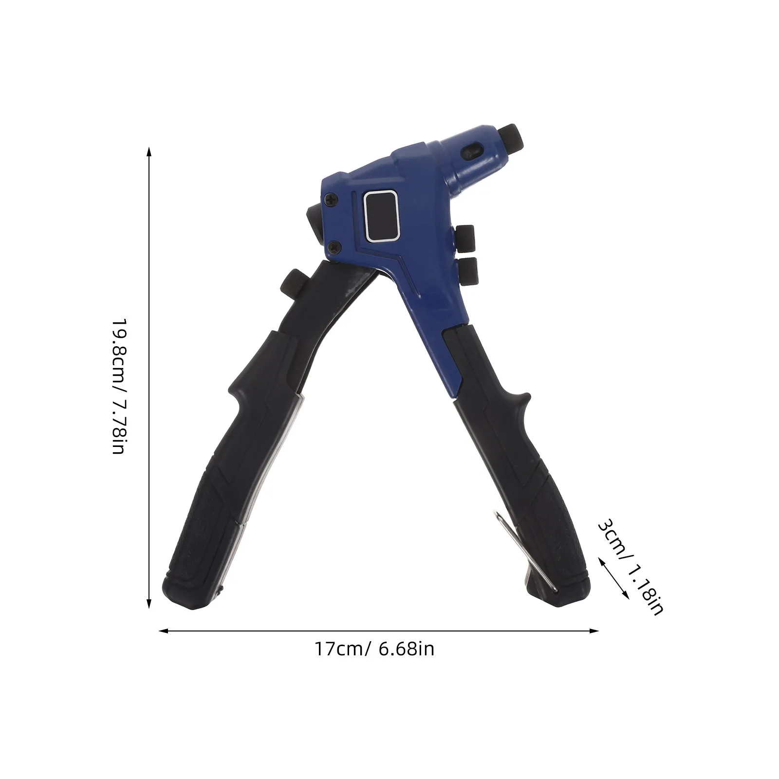 알루미늄 합금 리벳 건 전문가용 수동 리벳터 편안한 그립 인체공학적 디자인 중장비 리벳 고정용