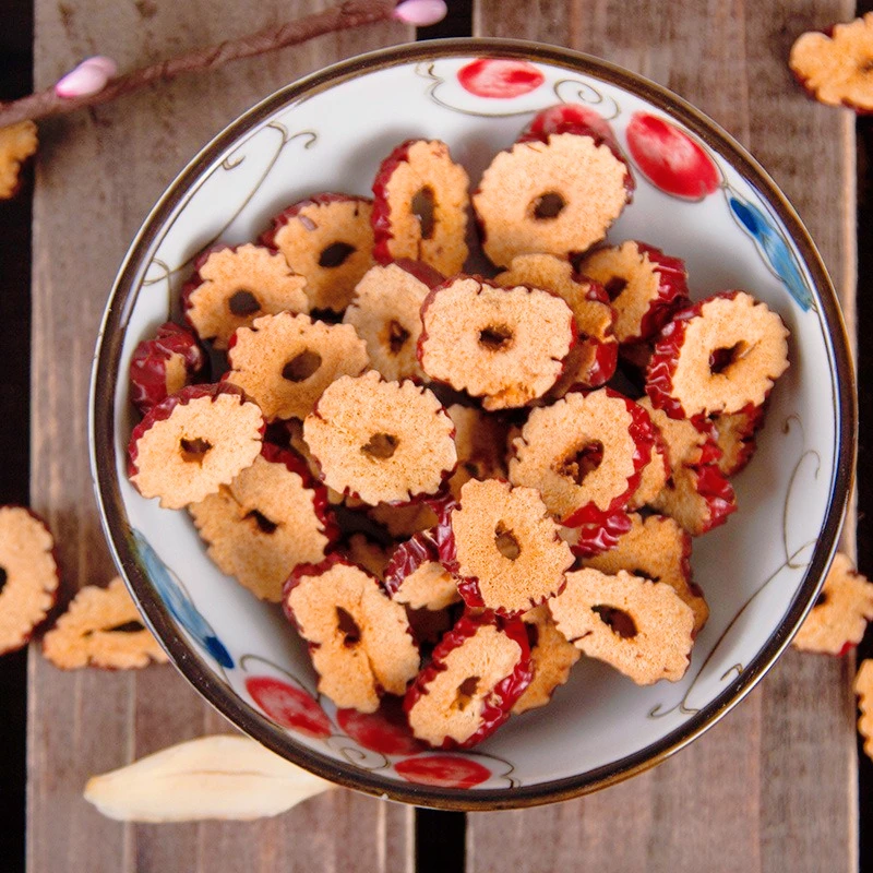 عالية الجودة الطبيعية المجففة الأحمر تاريخ الأحمر شرائح العناب للزينة الزفاف الصابون شمعة مزيج مواد زهرة مجففة صنع