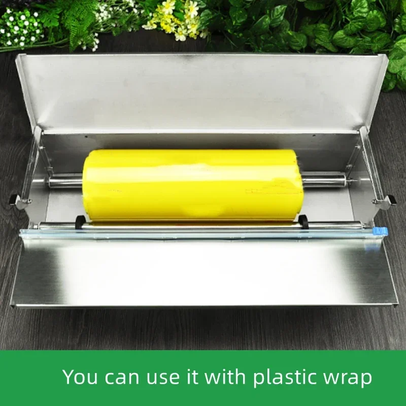 المنزلية 220 فولت سوبر ماركت لفة آلة تغليف الأغشية البلاستيكية آلة الختم حزمة الفاكهة التجارية فيلم بلاستيكي قطع Mach