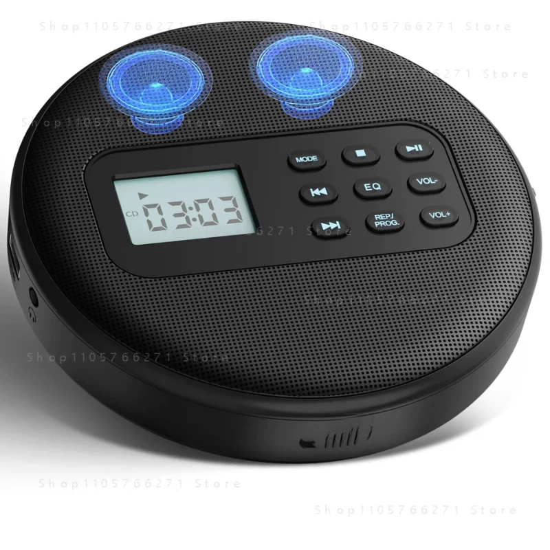 Portable CD player MP3 music CD album CD player foreign trade CD Walkman dual speakers