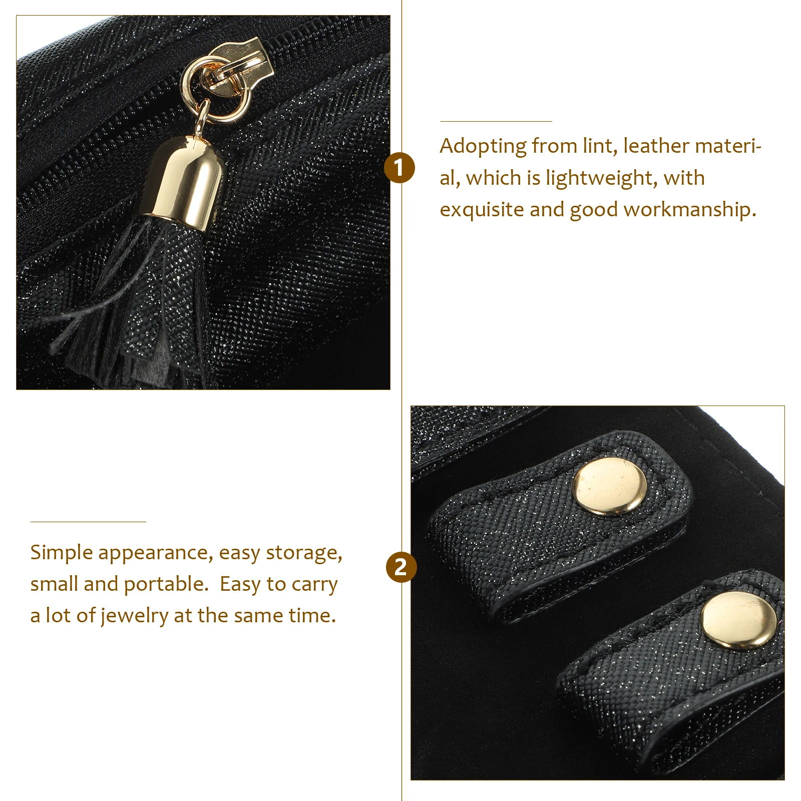 

Jewelry Storage Bag Travel Foldable Organizer Small Pouch Bags Necklace Case for Organizers