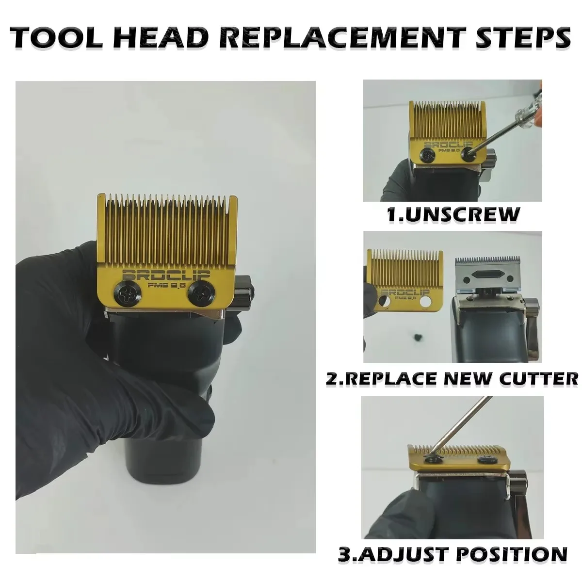 

Сменные лезвия BRDCLIP Fade Blades для машинок для стрижки волос, ультратонкие лезвия-триммеры для Madeshow M5(F) M10 R66 R77F VGR V003