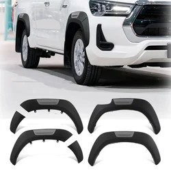 DUKE4WD Wheel Arch Fender Flares Mudguards for Toyota Hilux 2023 Revo Rocco 2015-2023 Matte Black 6pcs/set 5
