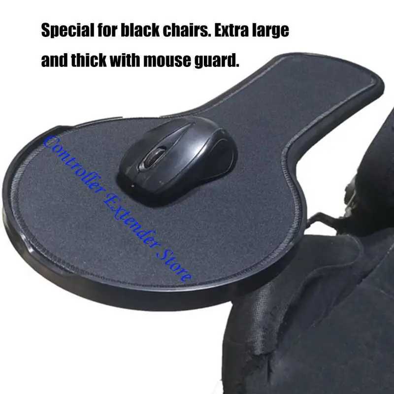 

N84B Computer Chair Mouse Armrest Tray Wrist Support Pad Platform And Anti Slip
