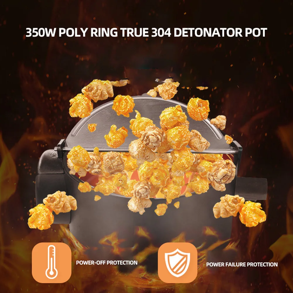 

Fully Automatic Popcorn Machine Household Oil-free Popcorn Maker Popcornmaschine Puffed Rice Maker